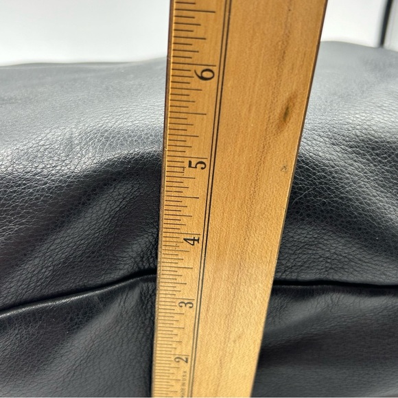 Hobo International Black Pebble Purse Satchel Gold Top Handle Shoulder Bag - Picture 13 of 13